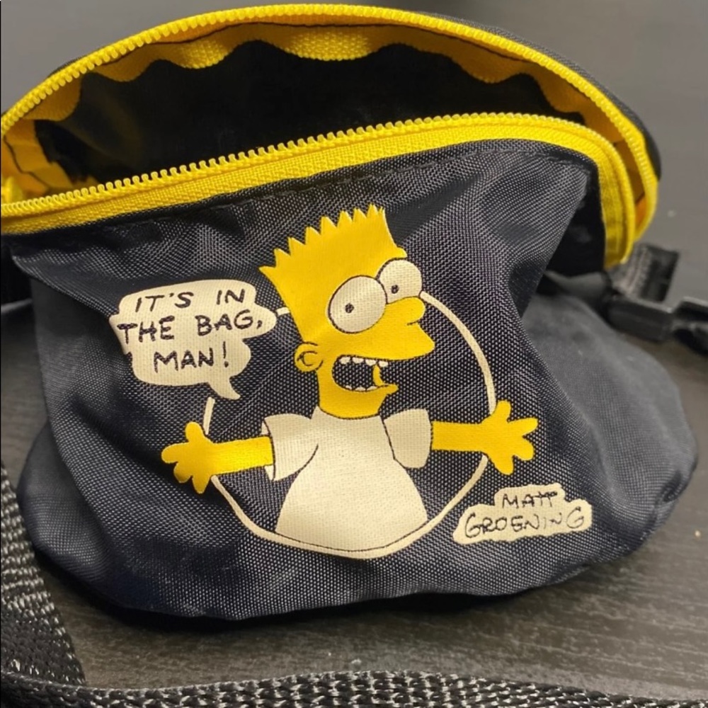 Vintage Bart Simpson 1990 Fanny Pack